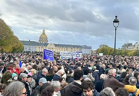 Francia contra el antisemitismo.