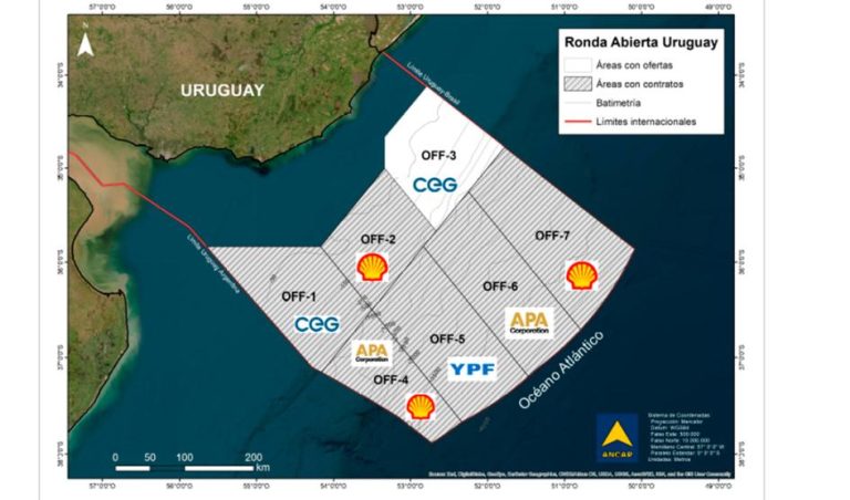 Uruguay inicia nueva etapa de exploración de hidrocarburos