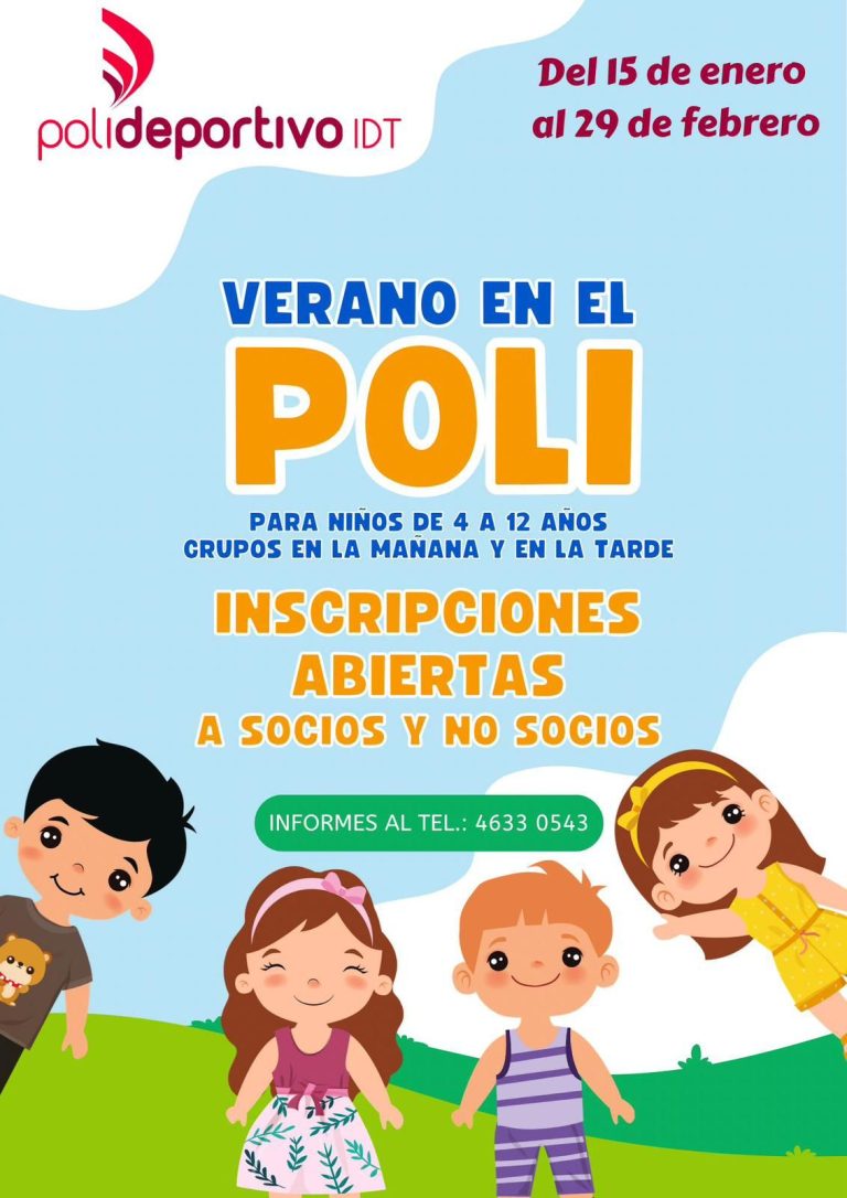 Comenzaron las inscripciones para la propuesta “Verano en el Poli”