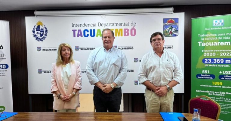 Avanza la universalización del saneamiento en el departamento de Tacuarembó