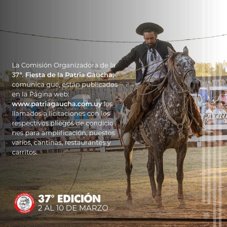 Están disponibles las bases para varios llamados de la Patria gaucha 2024