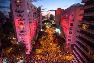 Fiesta popular : Los 300 años de Montevideo contó con mas de 250.000 personas.