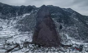 Corrimiento de tierra en el suroeste de China.