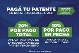 2024 Patentes y multas se pueden pagar separadas.
