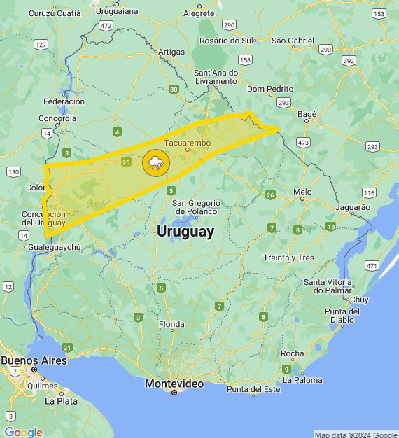 Alerta Amarilla. Tormentas fuertes