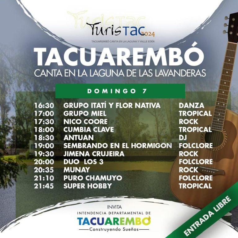 TURISTAC , SABADO EN VALLE EDEN , DOMINGO EN LAGUNA DE LAS LAVANDERAS