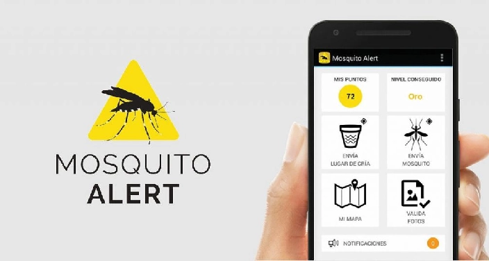 Mosquito Alert ,app para reportar dónde hay mosquitos que transmiten enfermedades