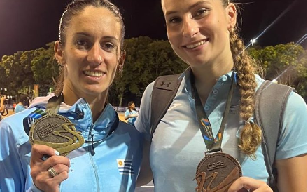 Mas medallas para Uruguay: Pia Oro y Manuela bronce