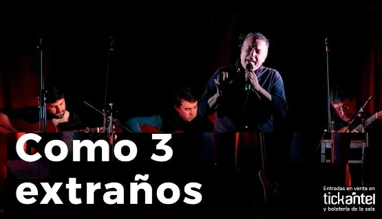 Se estrenó espectáculo “Como 3 extraños” en el Centro Cultural Teatro Escayola.