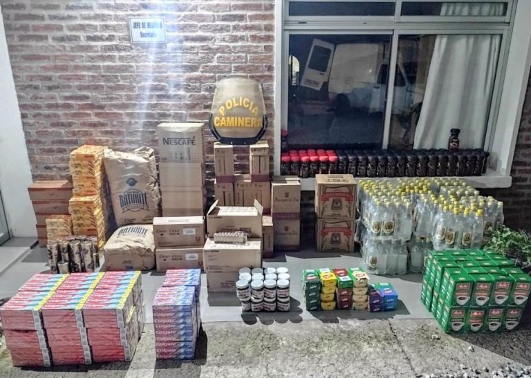 Policía Caminera logra incautar mercadería de contrabando en Maldonado