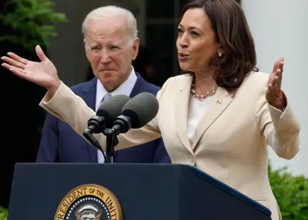 Kamala Harris, primera vicepresidenta de la historia y la favorita de Biden para sustituirlo.