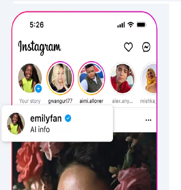 Aprende a identificar en Facebook e Instagram las imágenes con inteligencia artificial