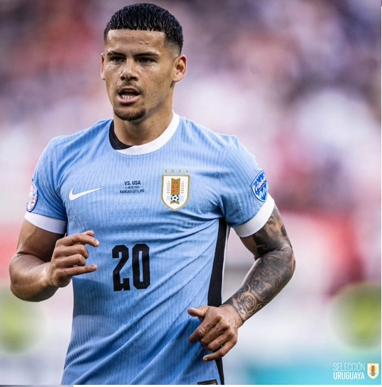 Informe medico del jugador celeste Maximiliano Araújo.