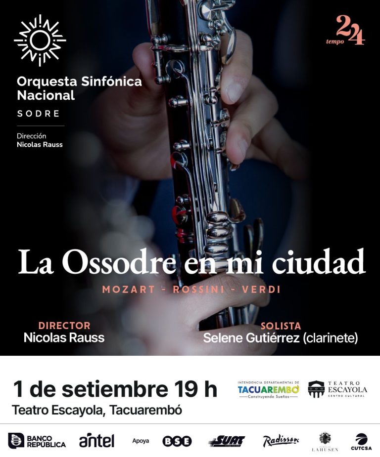Orquesta Sinfónica Nacional del Sodre se presentará en el Teatro Escayola