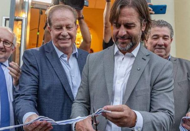 Inauguración de obras en Ruta 6 y visita del presidente Luis Lacalle Pou