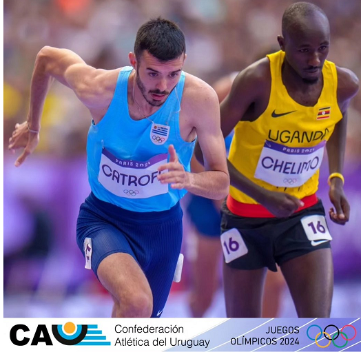 #CAUenParis :Atletas de Uruguay  dando lo mejor. UruguayNoma!!!