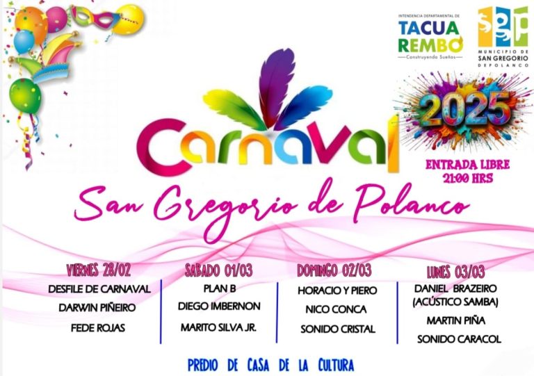 San Gregorio de Polanco se Prepara para una Semana de Carnaval Inolvidable