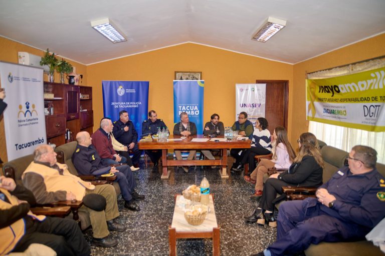«Mayo Amarillo» desembarcó en Villa Caraguatá con una jornada de concientización vial