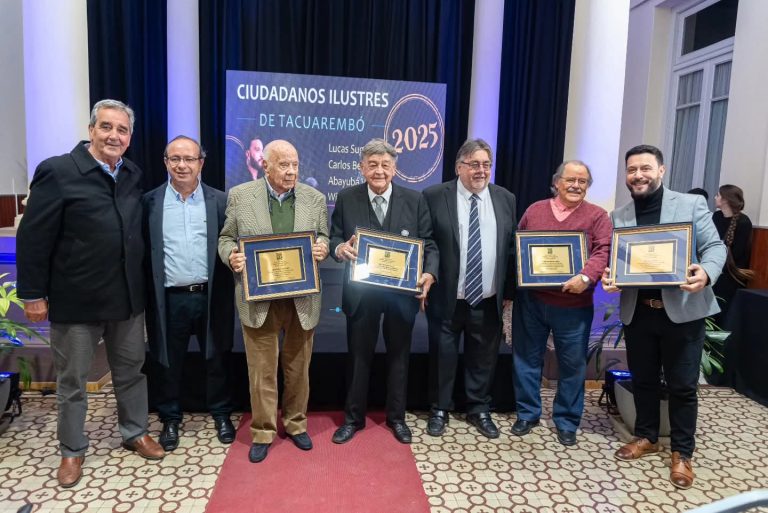 Tacuarembó homenajeó a cuatro referentes como Ciudadanos Ilustres