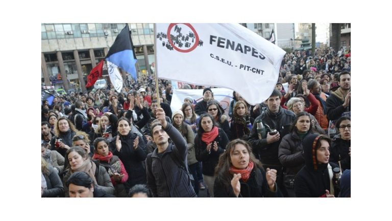 Sindicato de profesores y maestros convoca a un paro de 24 horas el lunes en Montevideo