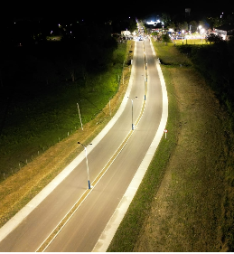 Curtina se ilumina: Inauguración Avenida Flor del Bañado y mejora del pavimento en 60 cuadras