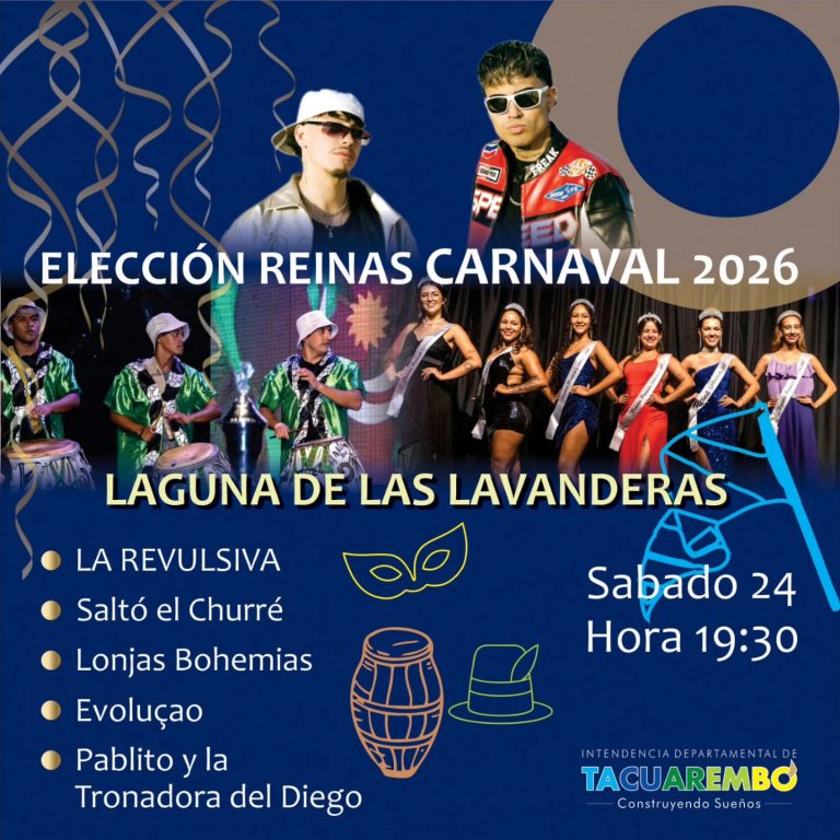 ¡Este sábado 24 comienza el carnaval de Tacuarembó! 