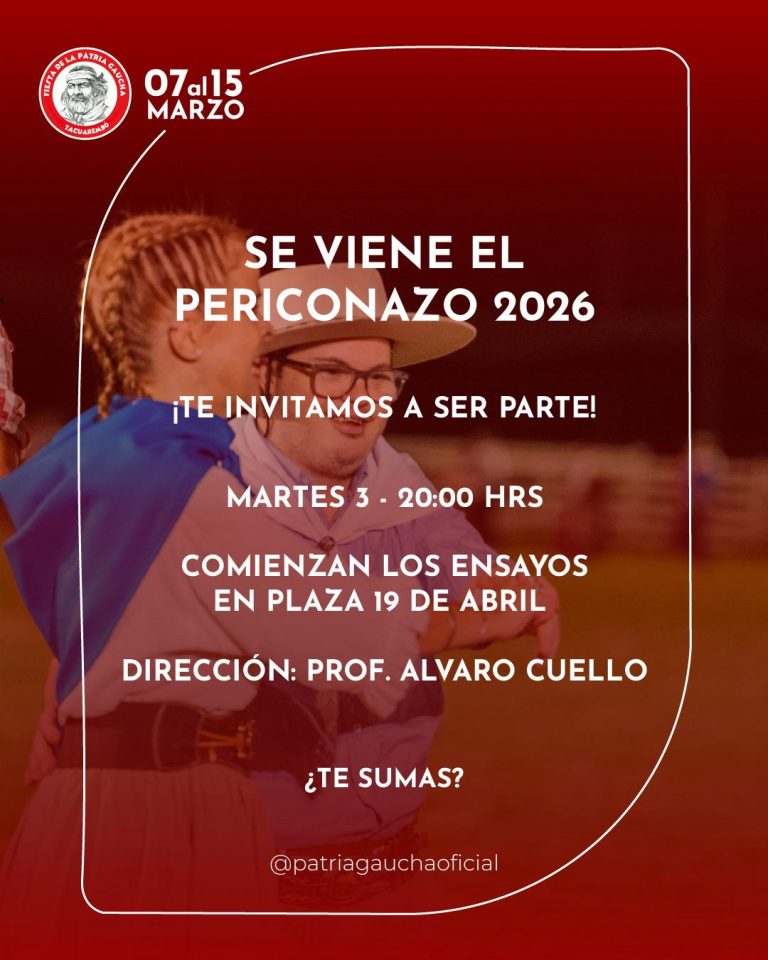 Se viene el Periconazo !! comienzan los ensayos