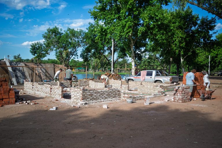 La Fiesta de la Patria Gaucha comienza a tomar forma en la Laguna de las Lavanderas