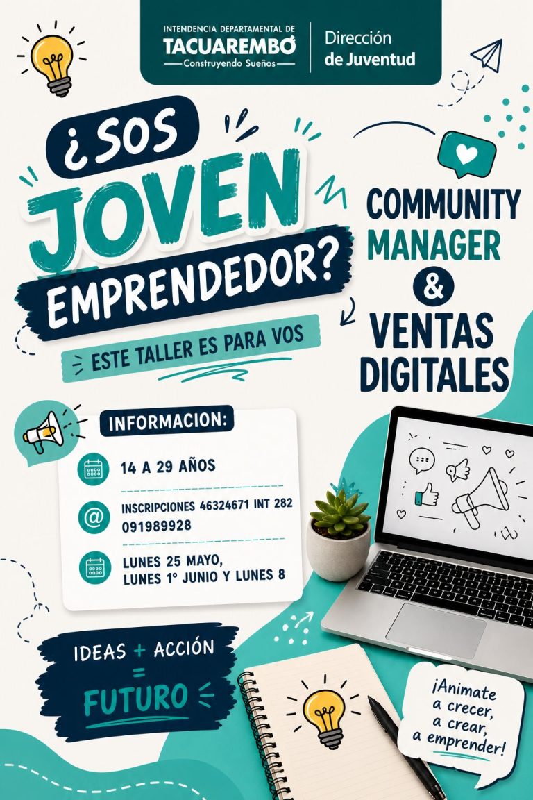 Más talleres para emprendedores impulsados desde la Dirección de Juventud